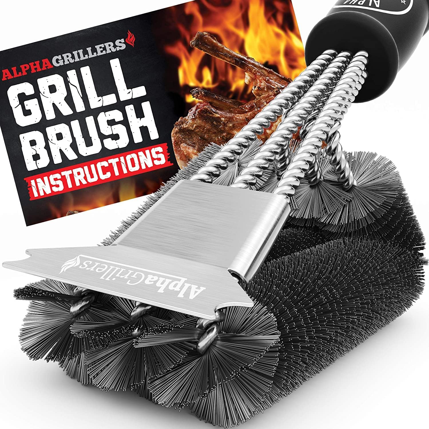 Grill Brush and Scraper Grill Cleaner Brush Grill