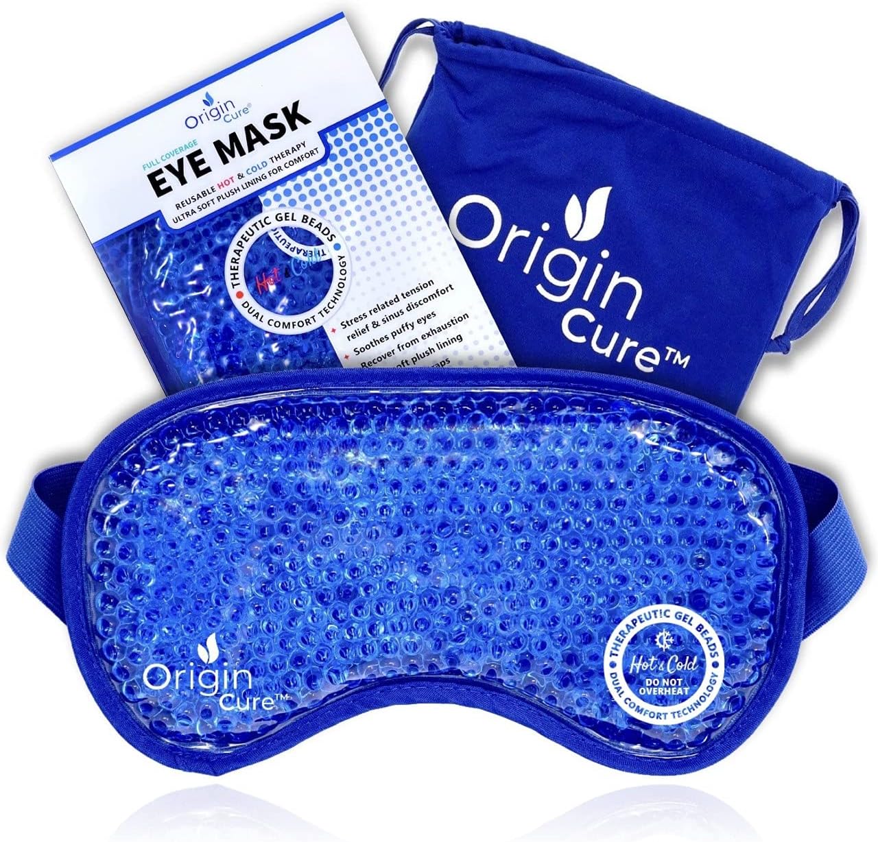 Origin Cure Gel Eye Mask Reusable Cold Eye Mask, Eye Ice Pack Eye Mask