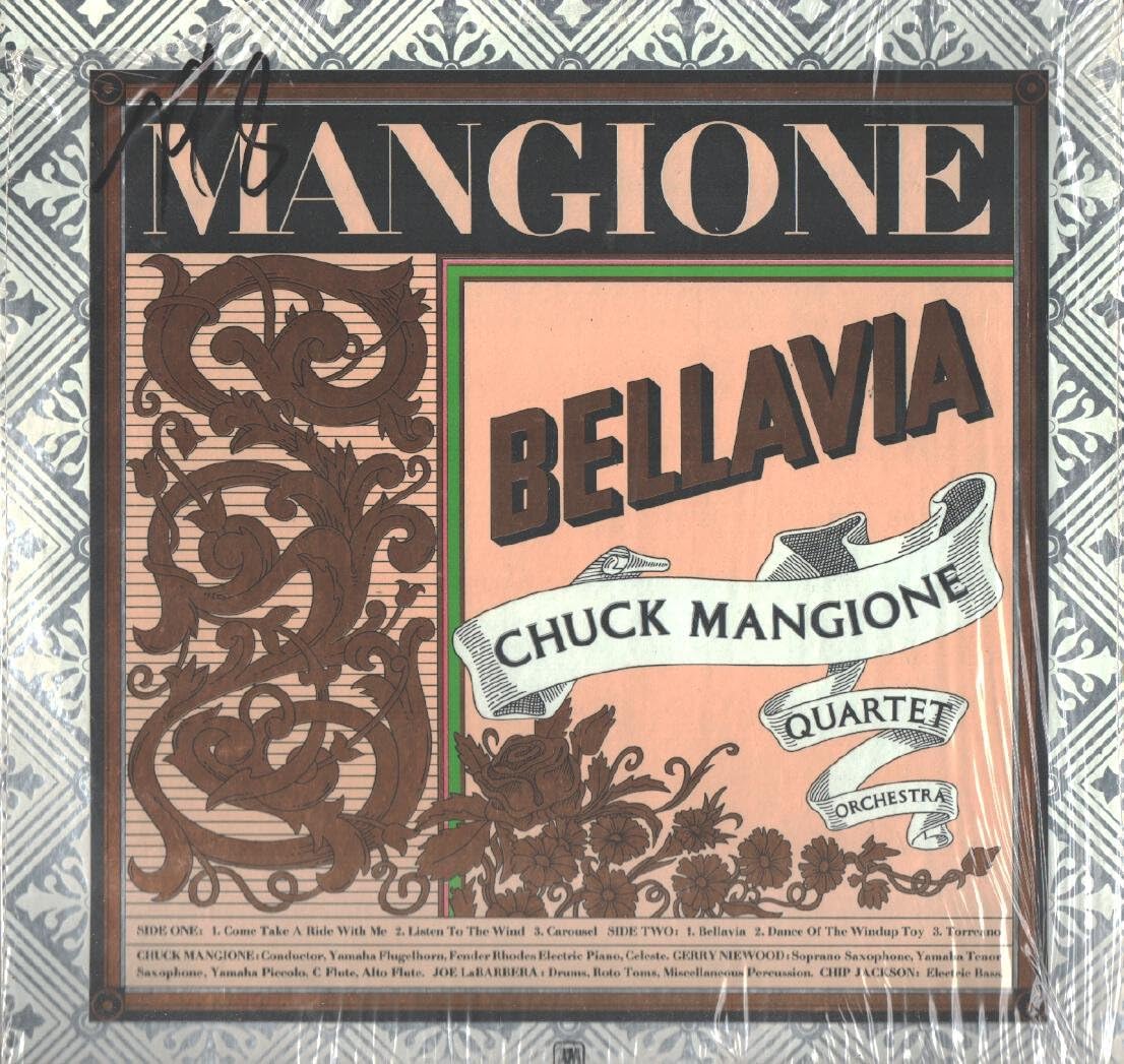 Chuck Mangione Quartet Bellavia LP NM/VG++ Canada A&M SP 4557 Amazon