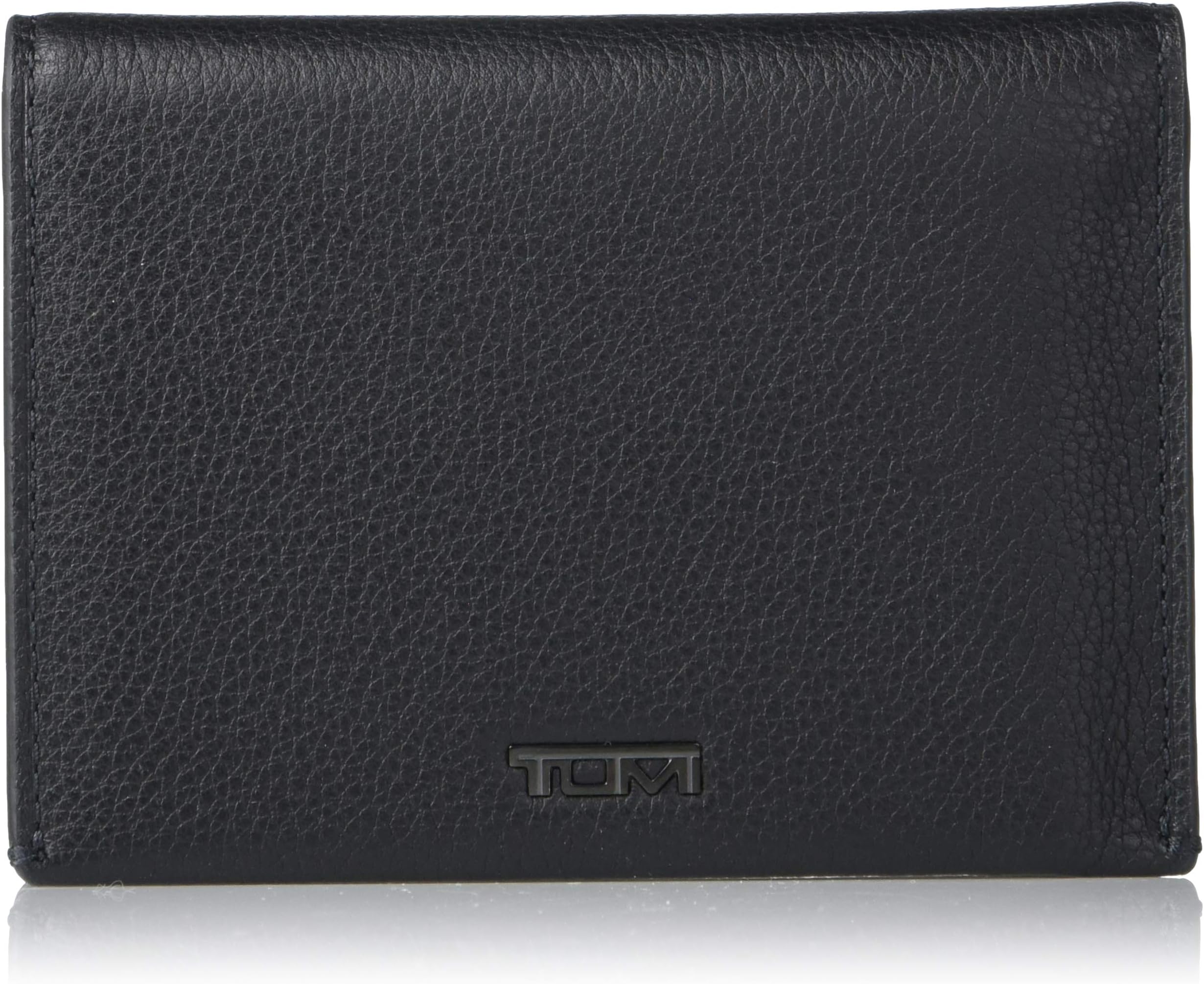 TUMINassau L-Fold - Card Holder Wallet for Men & Women - With ID Window - Nappa Leather Material - Textured Black