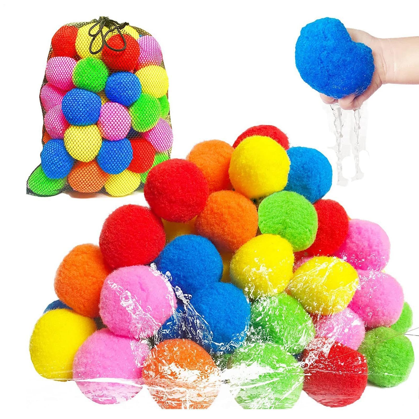 Bolas acuáticas reutilizables de esponja para evitar residuos en playa 8