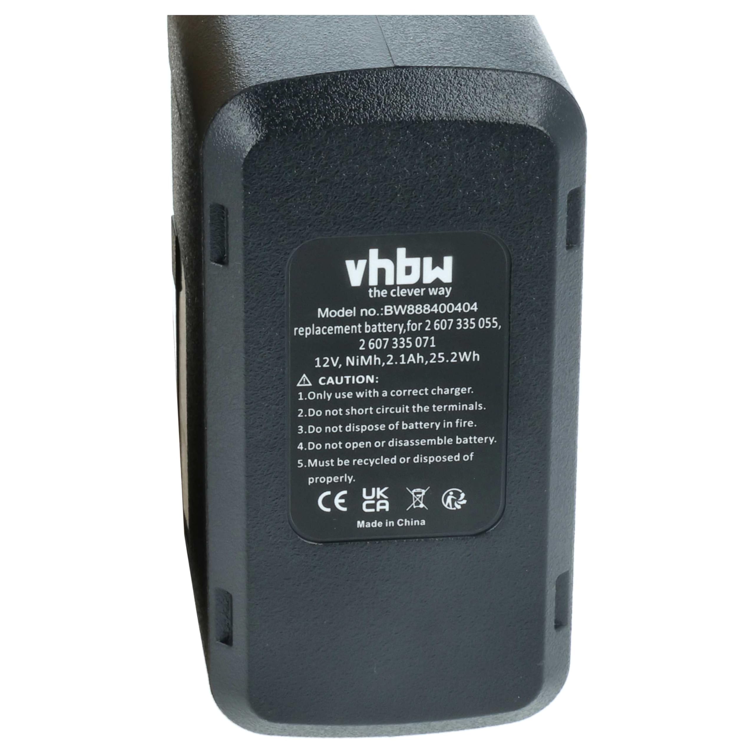 vhbw 2 x akumulator zamienny do Bosch 2 607 335 185