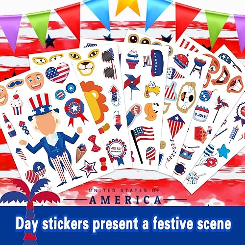 Miniatura 3 de Calcomanías de Halloween, 24 hojas de calcomanías de maíz para niños, haz tu propio personaje de Halloween, calcomanías para mezclar y combinar,