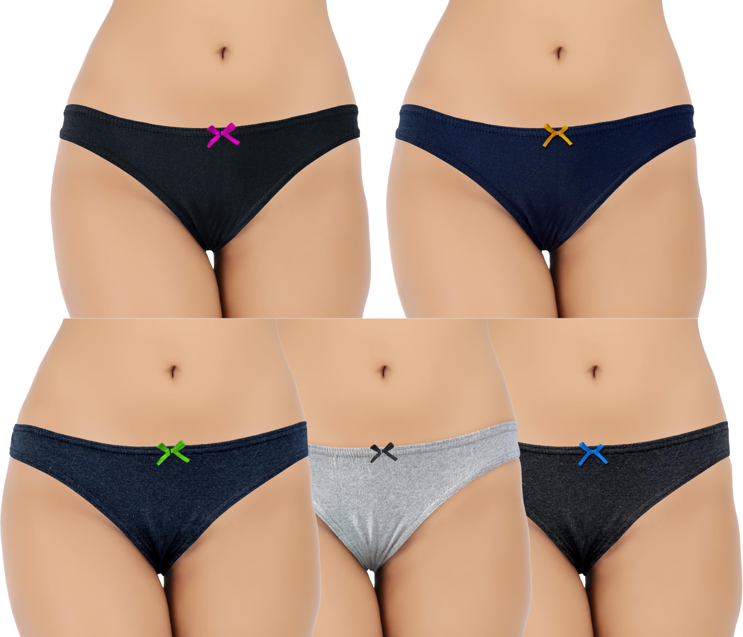 Women Bikini Multicolor Panty (Pack of 5)-image-21
