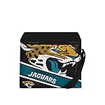 FOCO Jacksonville Jaguars Big Logo Stripe 6 Pack Cooler
