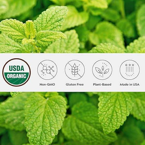 Miniatura 4 de Mezcla orgánica de superalimentos para dormir, sin OMG, sin gluten, descanso y relajación, vegano, valeriana, manzanilla, casquetas, amapola,