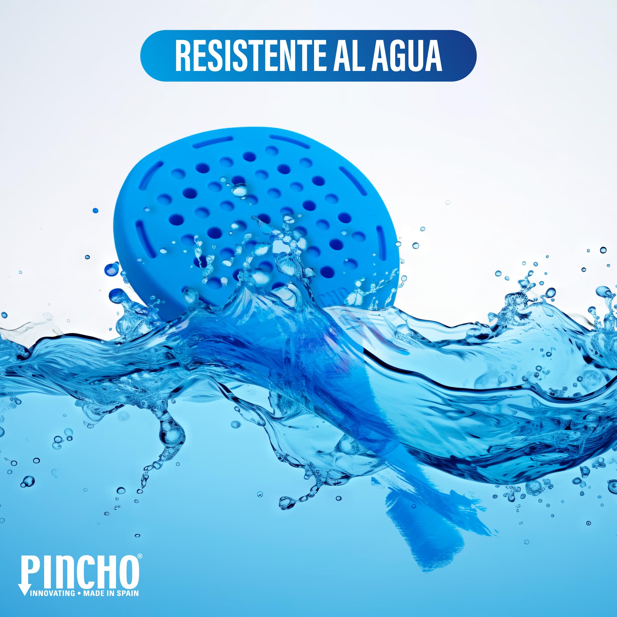 Palas de Padel Playa Impermeable al Agua 2 Palas + 3 Pelotas EVA Azul