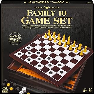 Spin Master 6061808 Family 10 Classic Games Set