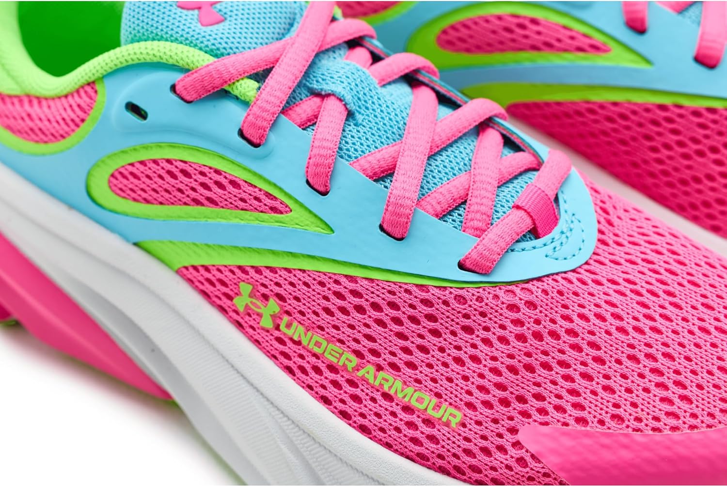 Under Armour Girls Grade School Charged+ Rogue 6 Running Shoes - Image 6