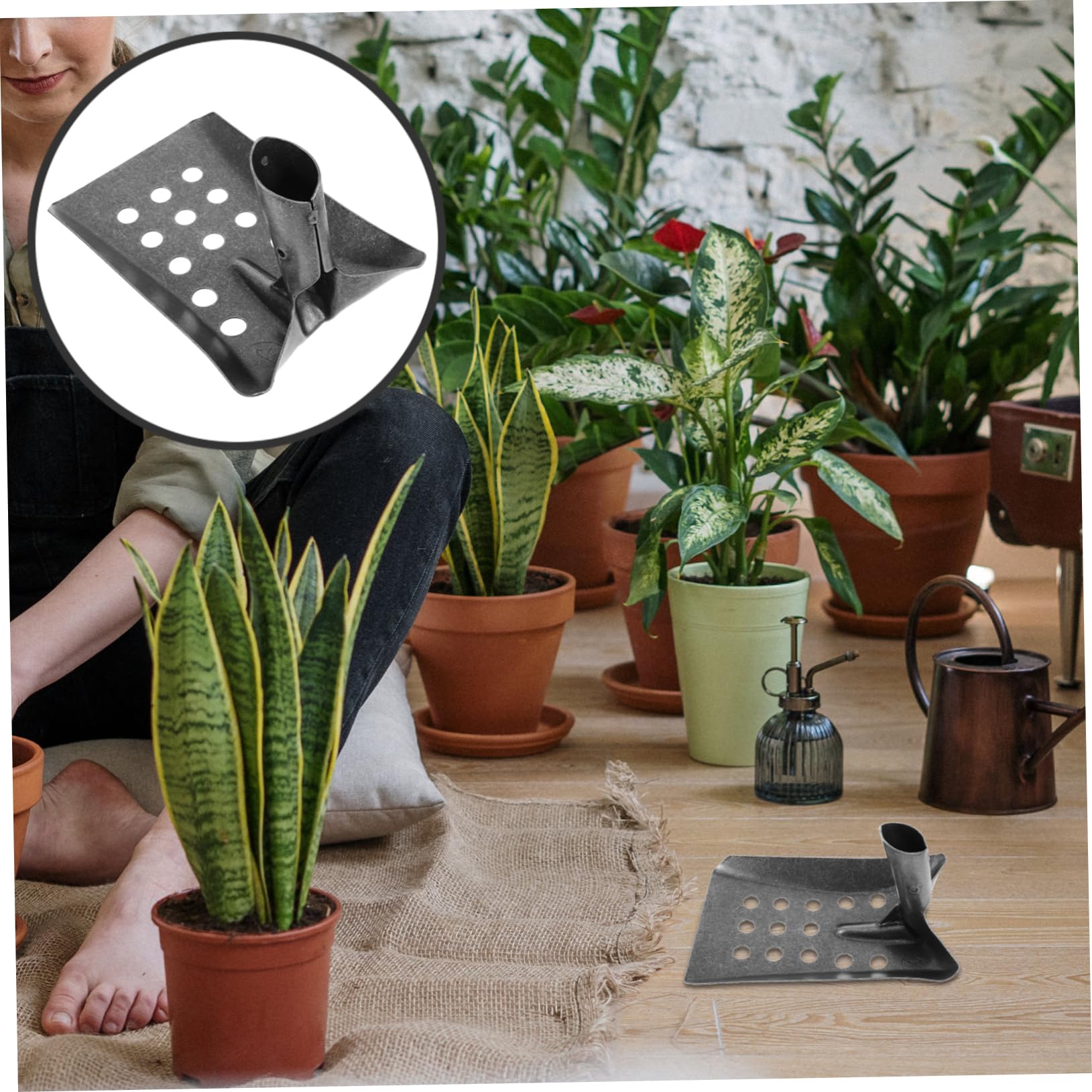 Metallschaufel Mit Sieb Für Abfluss Reinigung 24X15X14Cm Vielseitige Abflussschlammschaufel Für Garten Gräben Und Abwasserkanäle Effiziente Mehrzweck Schlammsiebwerkzeug