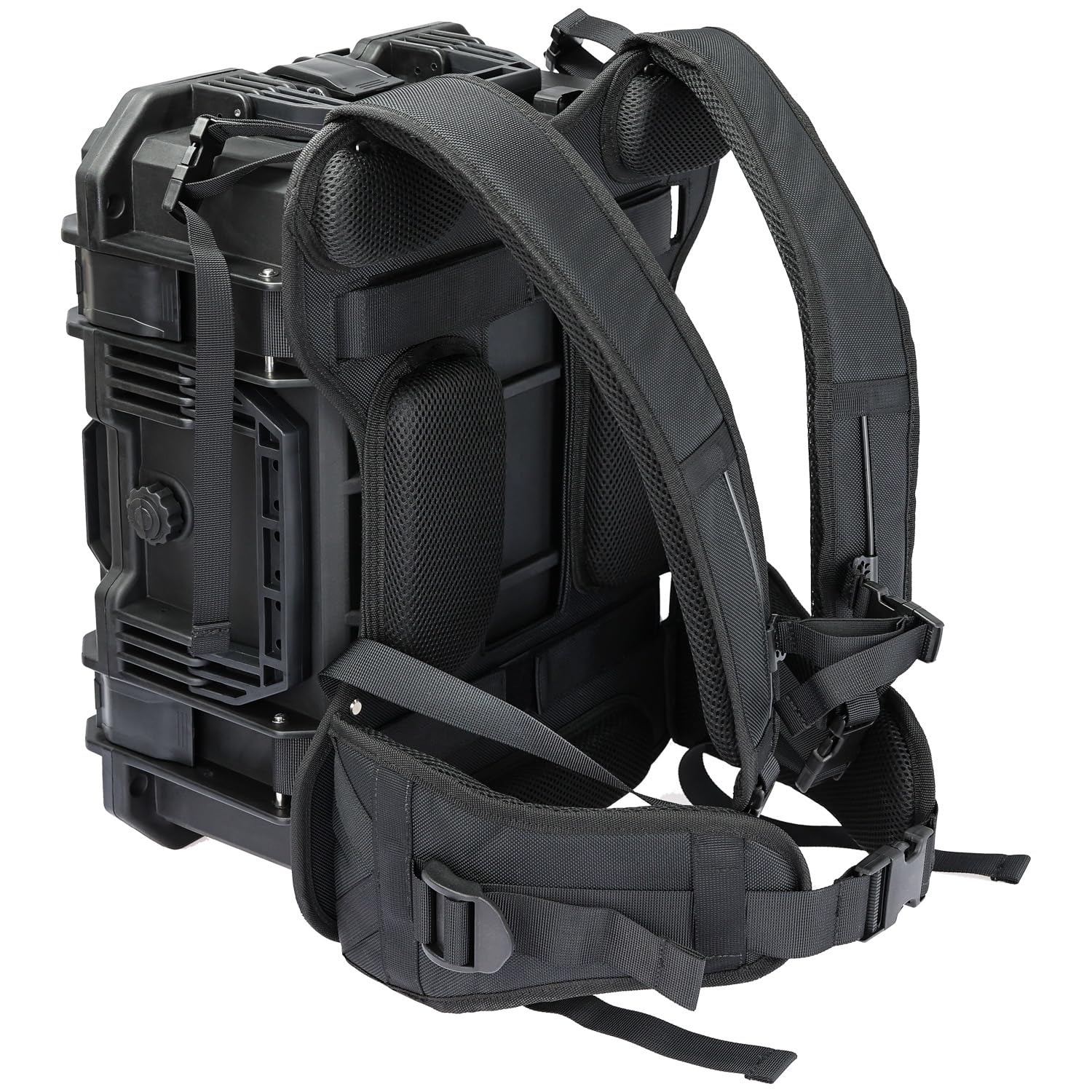 HMF 15401-02 Outdoor Kamerarucksack mit Rasterschaumstoff, Fotorucksack groß | 47,5 x 38 x 22,5 cm
