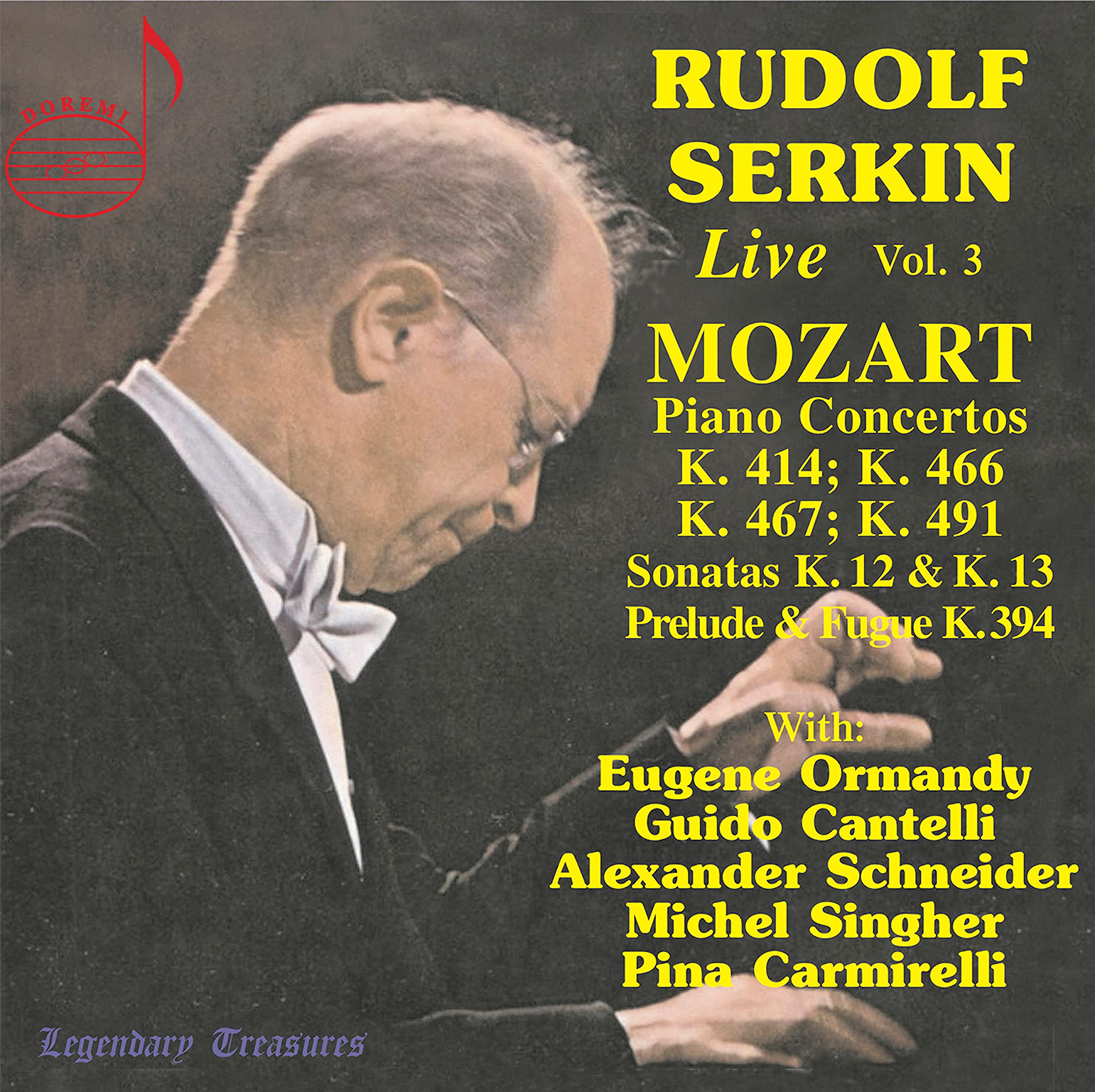 Wolfgang Amadeus Mozart: Piano Concertos with Rudolf Serkin, Vol. 3