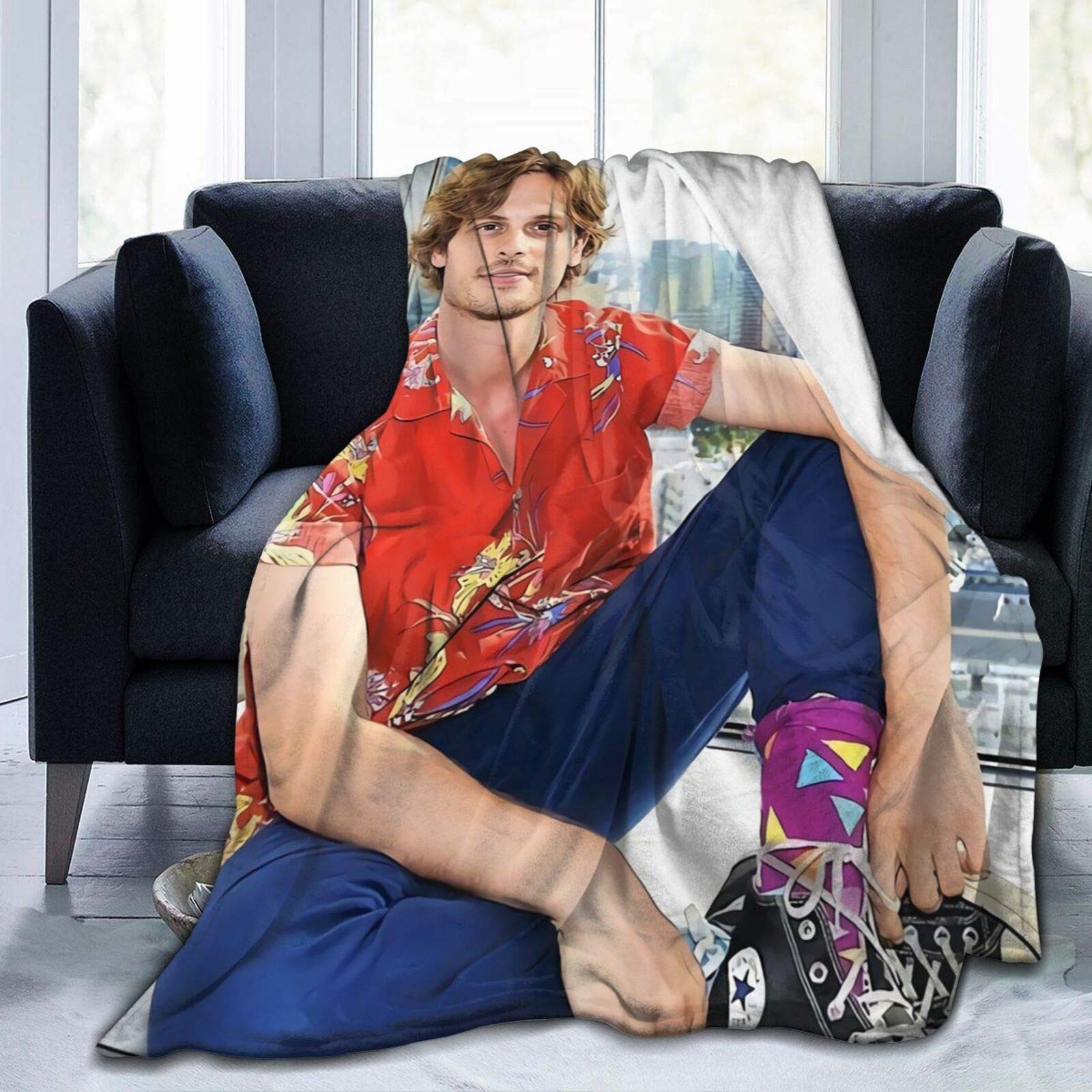 MKJIH Matthew-Gray-gubler Fleece Throw Blanket Super So B2B