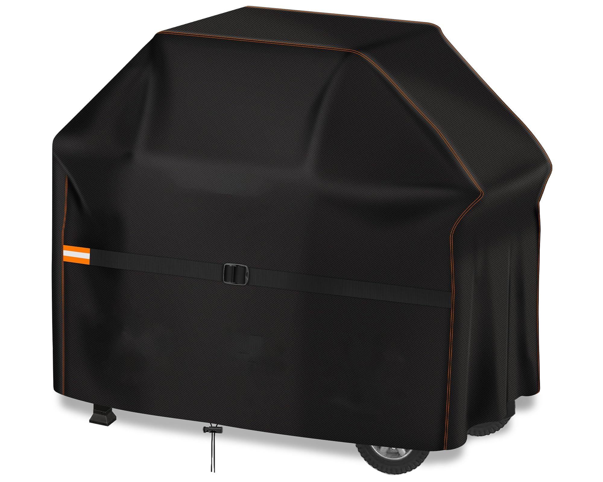Rimwig BBQ Grill Cover Waterproof,147x61x122cm Barbecue Covers,Gas Grill Cover for Weber, Char Broil, Nexgrill