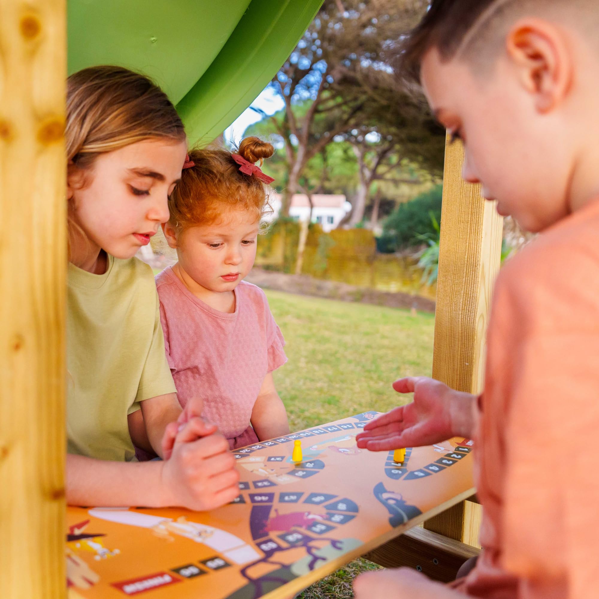 Disney's Il Re Leone Quest Gioco da giardino di Wickey - Telaio per arrampicata, torre per arrampicata, giochi da giardino per bambini - parco giochi da giardino in legno per esterni con sabbiera