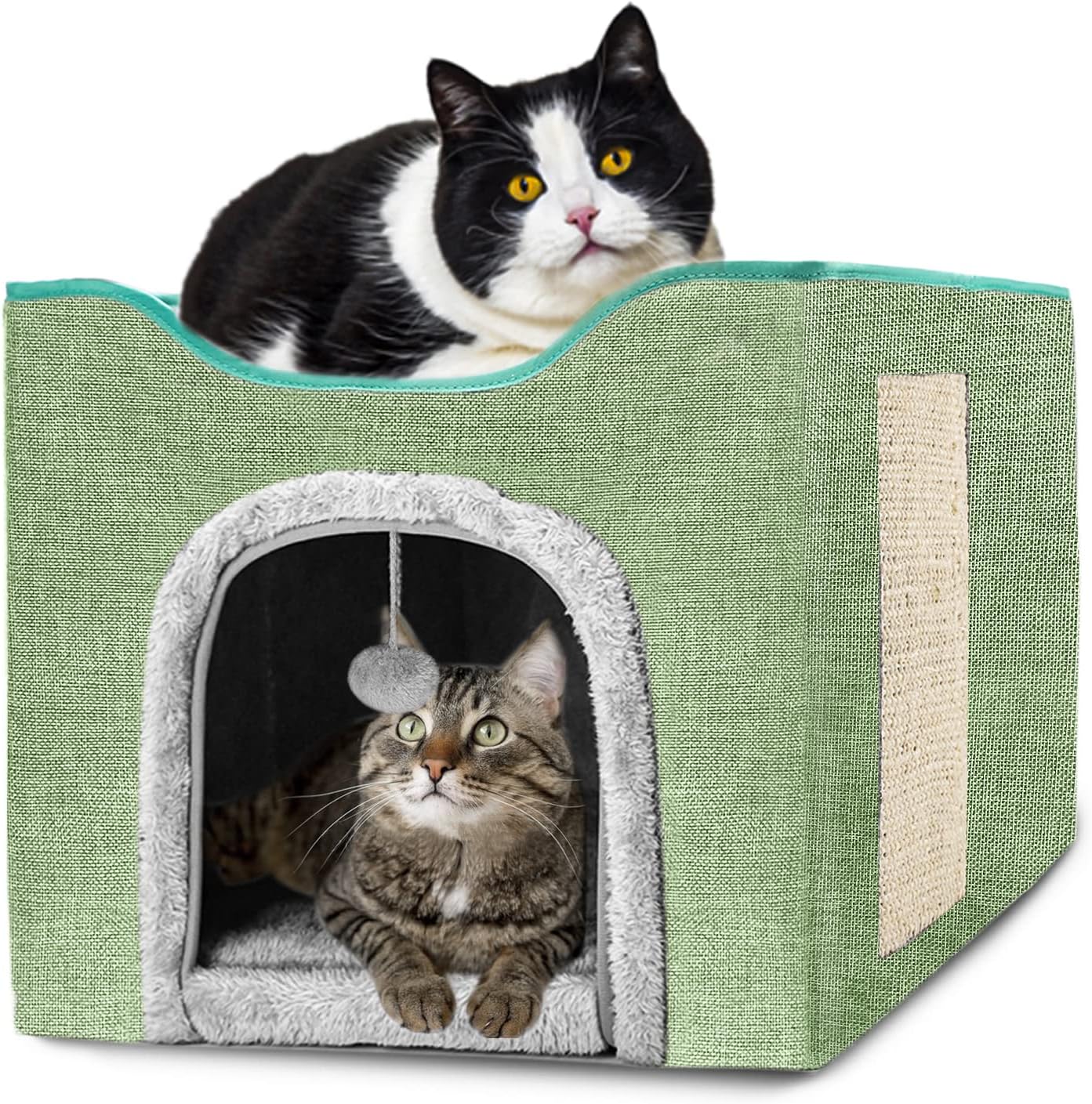 Cat Beds for Indoor Cats, Cat House for Pet Large Cat Cave for Pet