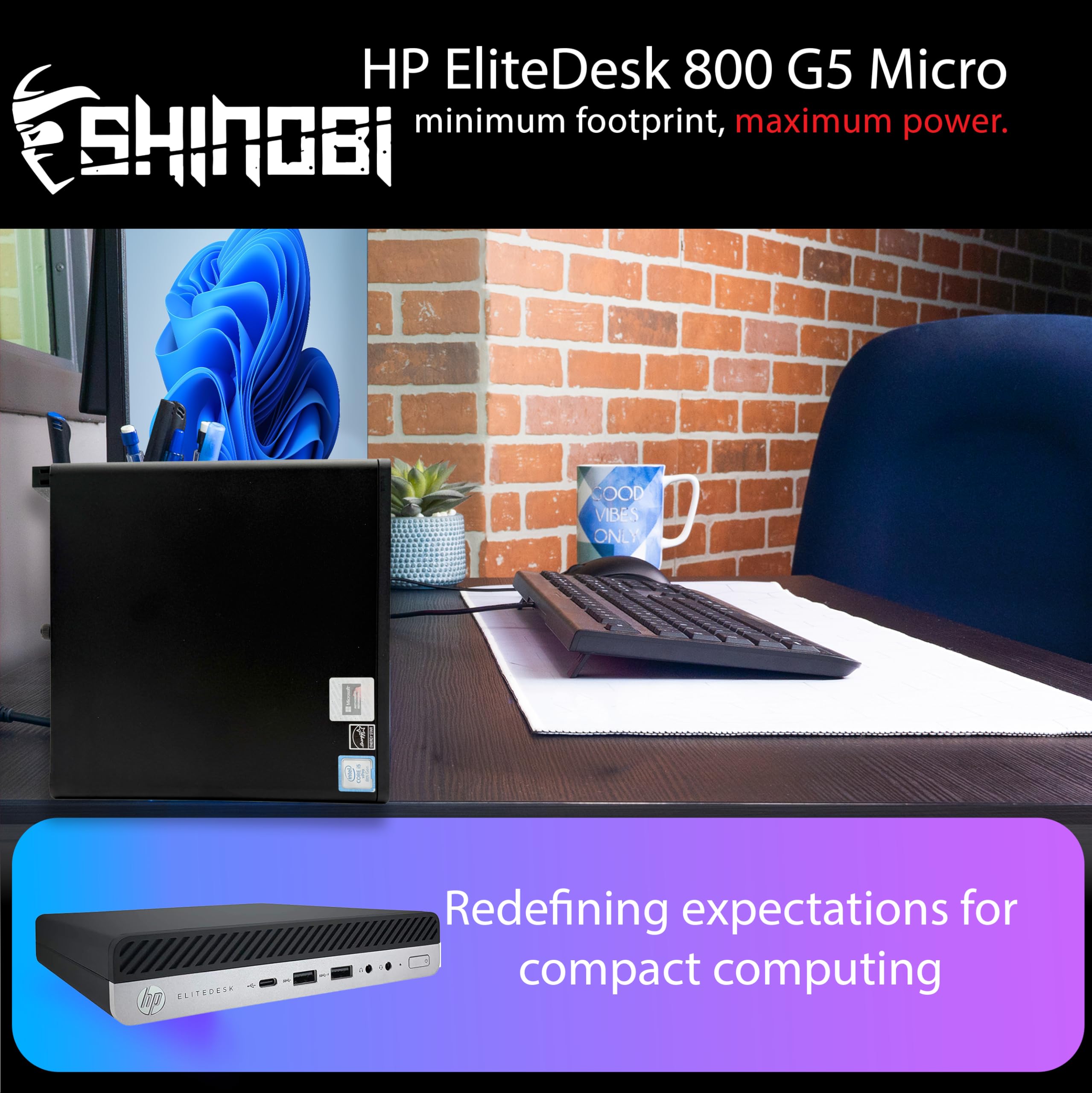 Amazon.com: HP EliteDesk 800 G5 Mini PC | Intel Core i5-9500T