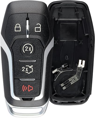 Miniatura 3 de KeylessOption Keyless Entry Remote Smart Key Fob Shell Case para Ford Fusion Mustang Edge M3N-A2C31243800
