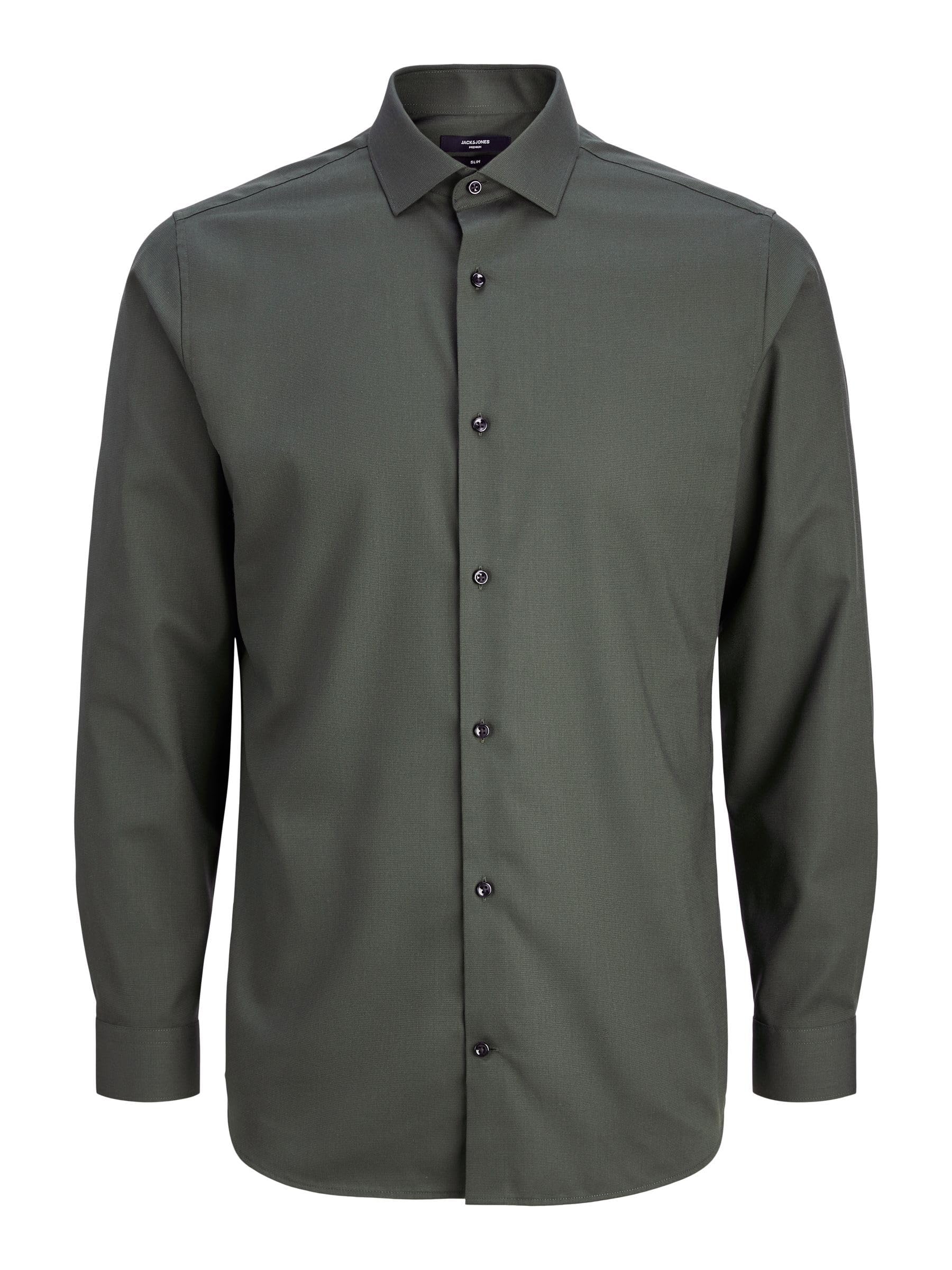 JACK & JONES Men's Jprblaparker Shirt L/S Noos, Rosin, S