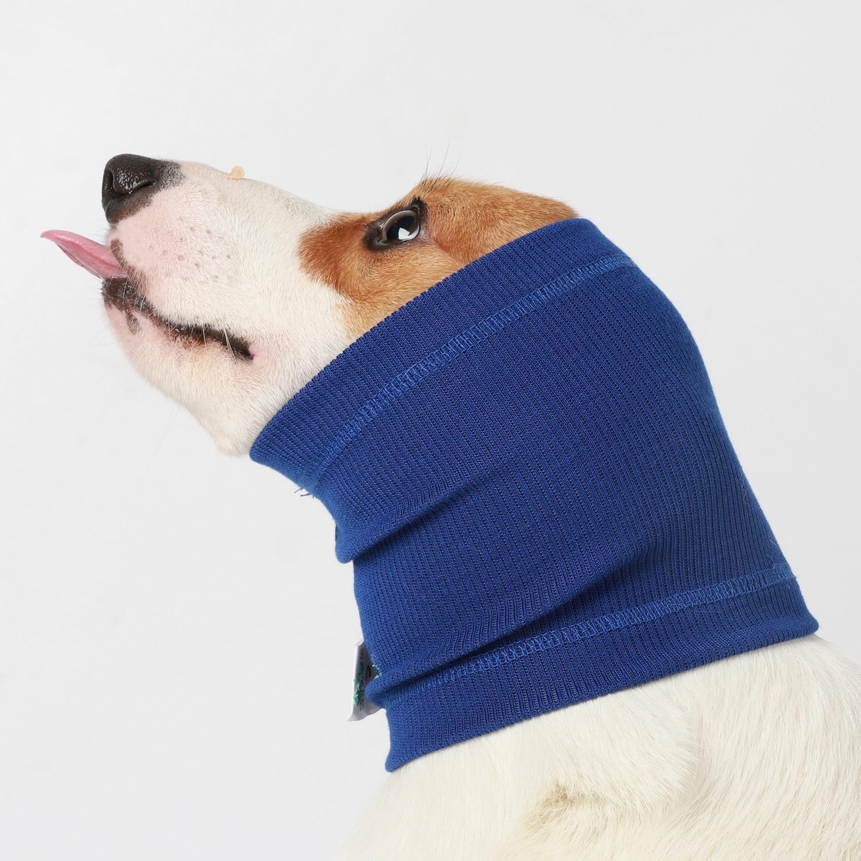 No Flap Ear Wrap for Dogs, Calming Dog Ear Cover &amp; Noise Protection Hoodie