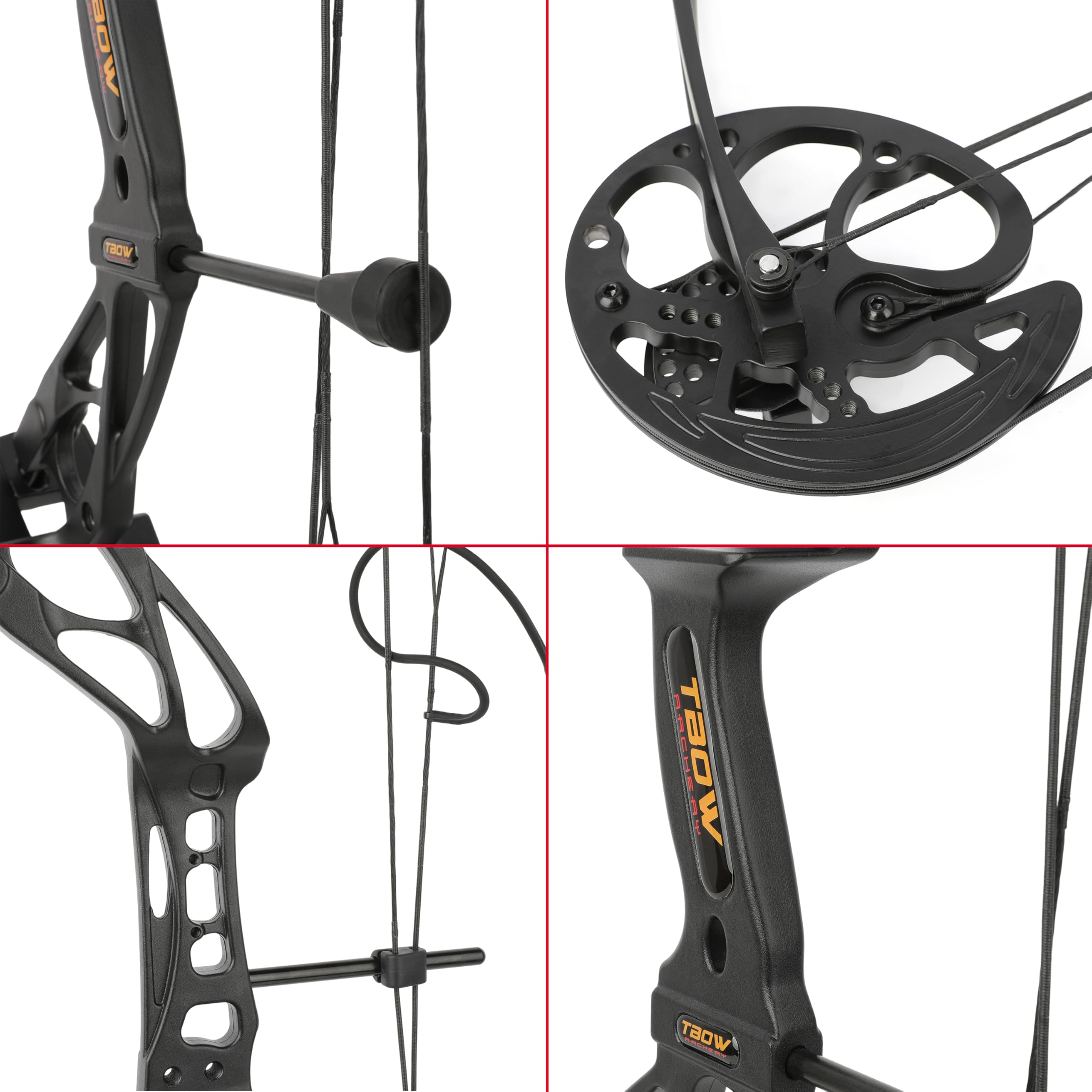 30"arco composto,0~70lbs arco di tiro con l'arco e set di frecce,lasciate fuori: 80%,arco di caccia per adulti,arco di tiro al bersaglio,per pesca con l'arco,la caccia