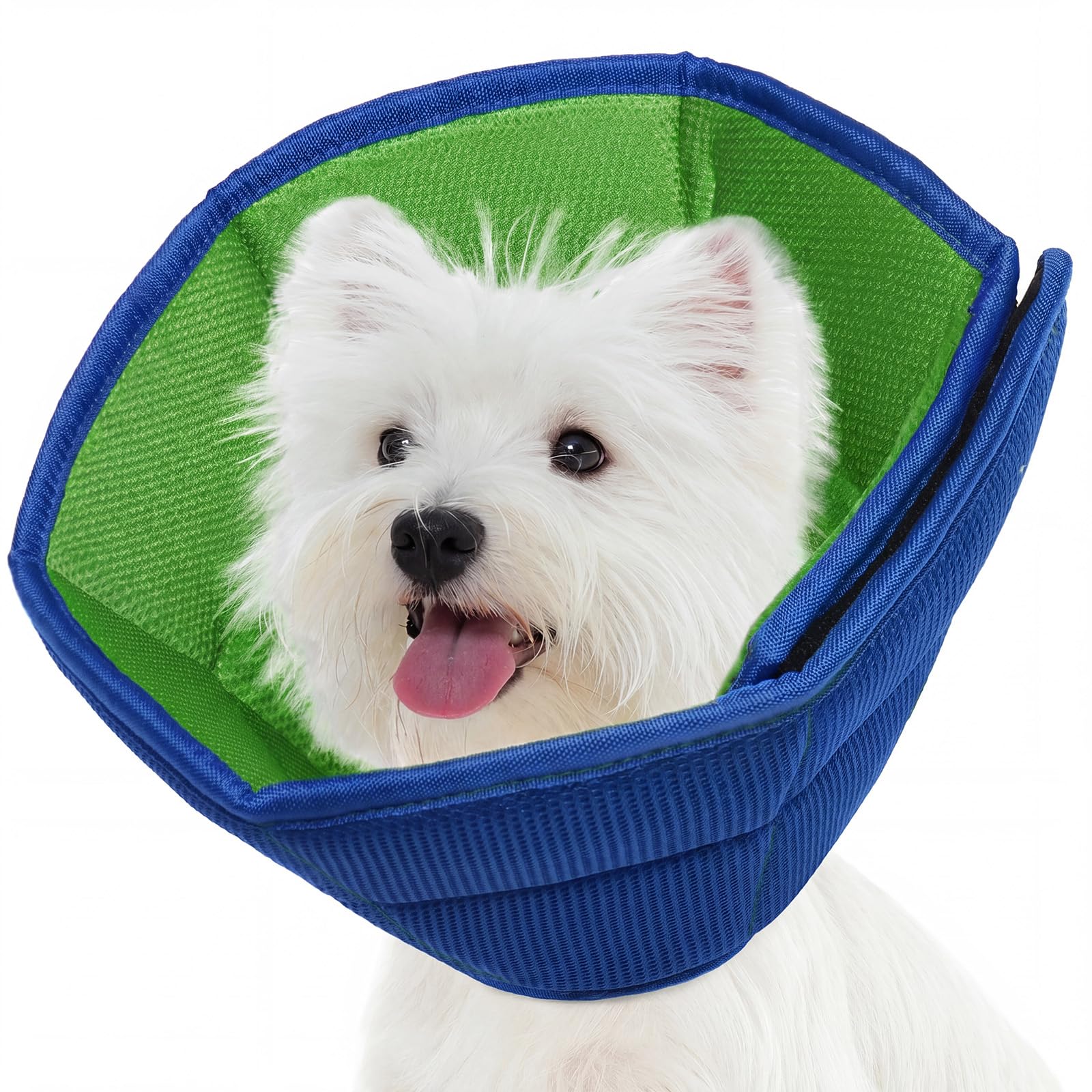 dog cone collar after surgery, adjustable soft recovery cone for small dogs to stop licking, light-weight comfortable elizabethan collar for dogs anti-bite lick protective wound