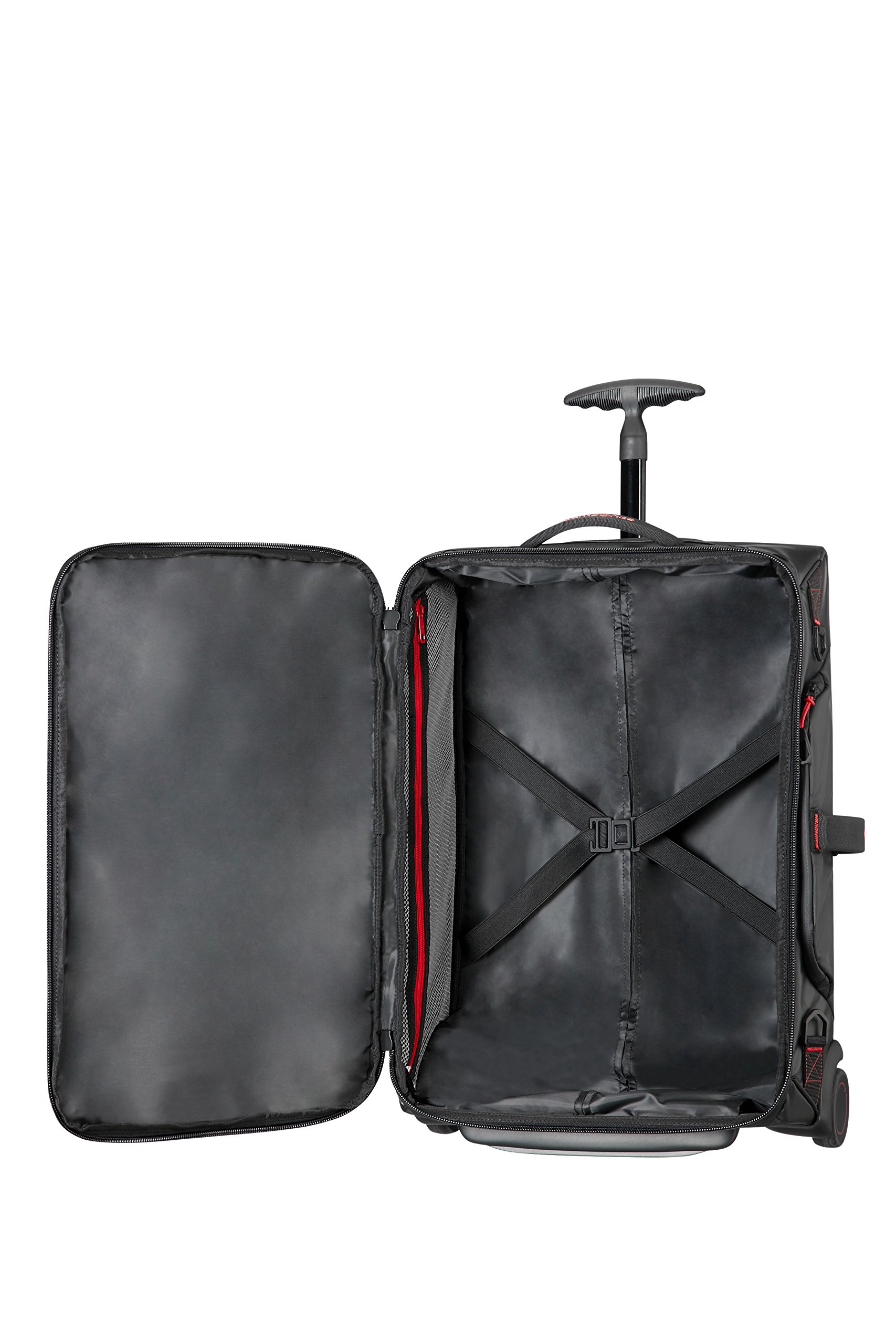Samsonite Paradiver Light - Borsone/Zaino con 2 Ruote S, 55 cm, 51 L, Nero (Black)