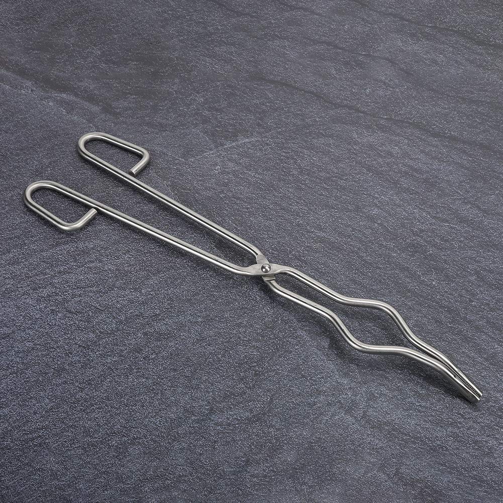 steel science tongs 40×11×1 40cm crucible tongs metal laboratory supplies stainless steel beaker holding clamp tgs crucible tongs