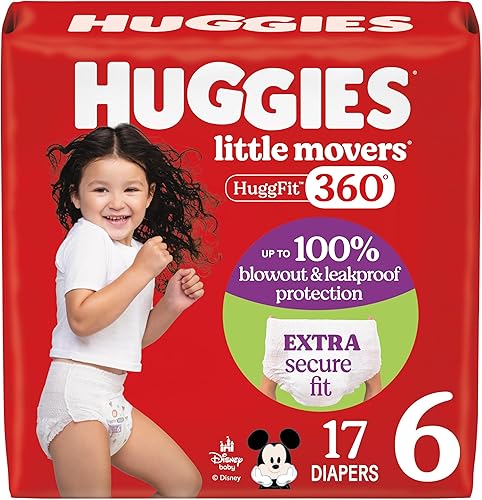 Miniatura 21 de Huggies Pañales para bebé tamaño 4, pañales Little Movers HuggFit de 360° con cintura de 360°, talla 4 (22-37 libras), 116 unidades, el embalaje