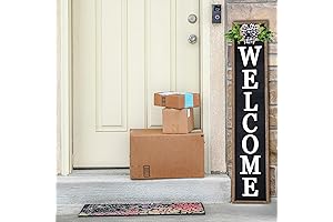 3D Outdoor Welcome Wood Sign for Front Porch