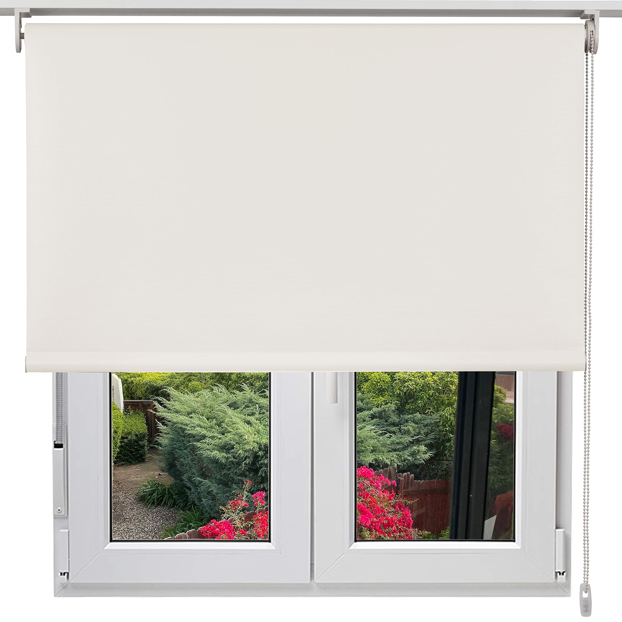 Ansixeay Verdunklungsrollo Fensterrollo Rollo Seitenzugrollo Klemmrollo（180cm x 250 cm）, geeignet zur Transluzenz und Verdunkelung von Türen und Fenstern SeitenzugrollosSichtschutz Sonnenschutzrollos
