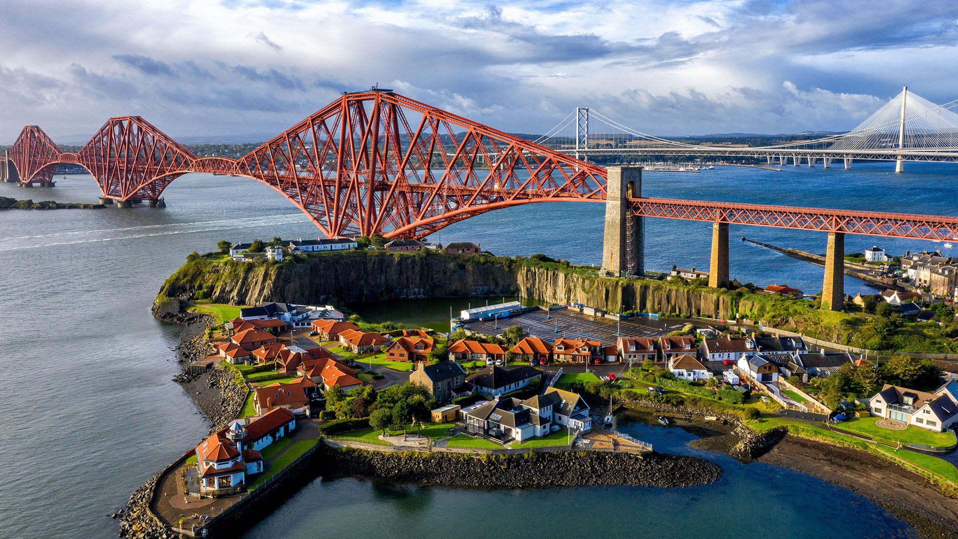 Jigsaw Puzzles For Adults 100 Pieces Forth Bridge Across The Firth Of Forth, North Queensferry, Scotland, Uk 45,5x35,5CM