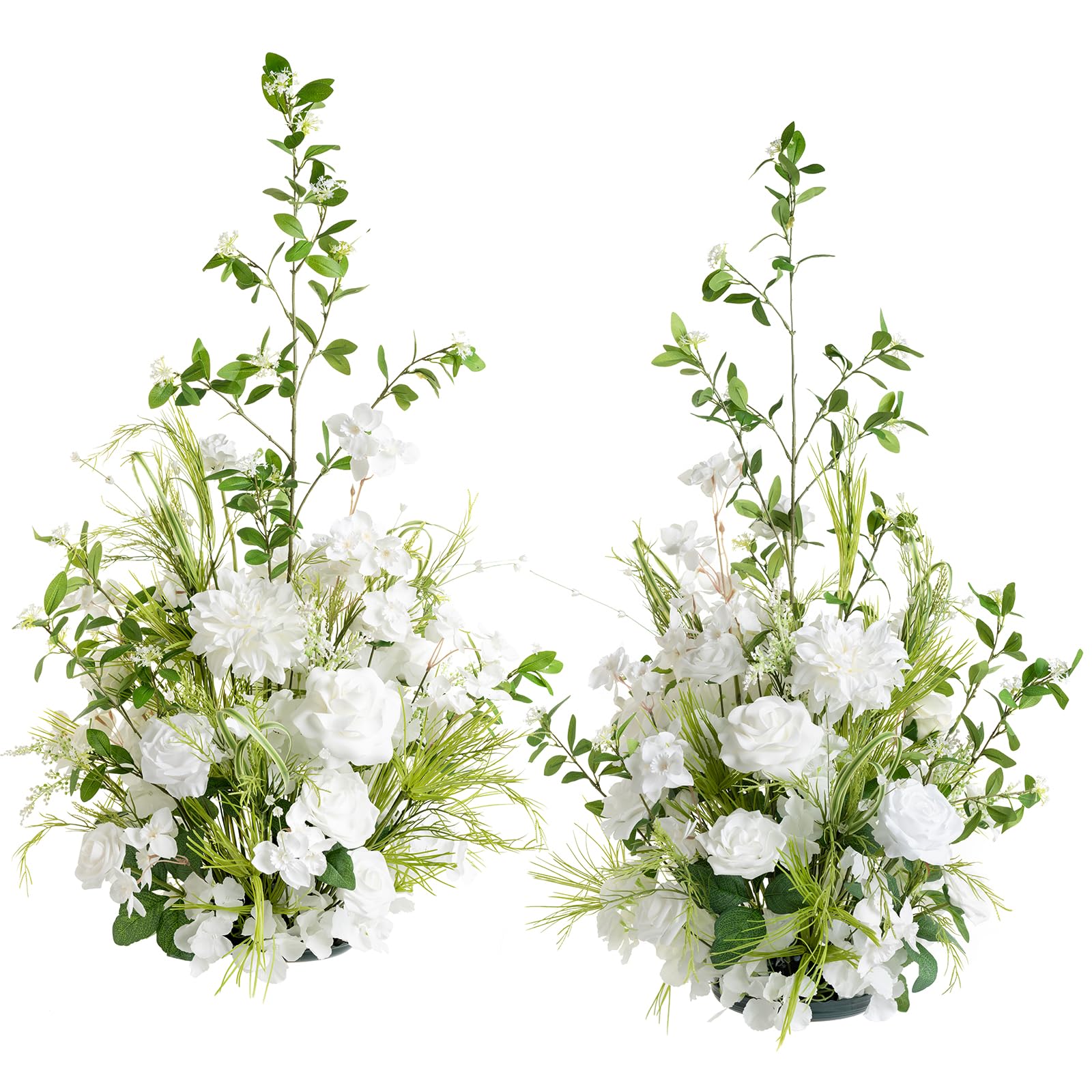 Ling's moment Free-Standing Aisle Flowers