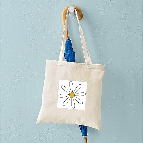Vista 65 de CafePress Daisies - Bolsa de lona natural, estilo victoriano, vintage, reutilizable, bolsa de compras