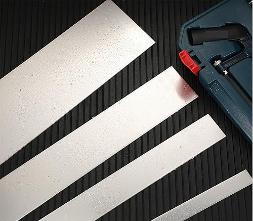 Miniatura 6 de 2 tiras de acero inoxidable cepillado 304 de acero inoxidable cepillado, para rellenar huecos, para cocina, bricolaje (plata, 2 x 30 pulgadas)