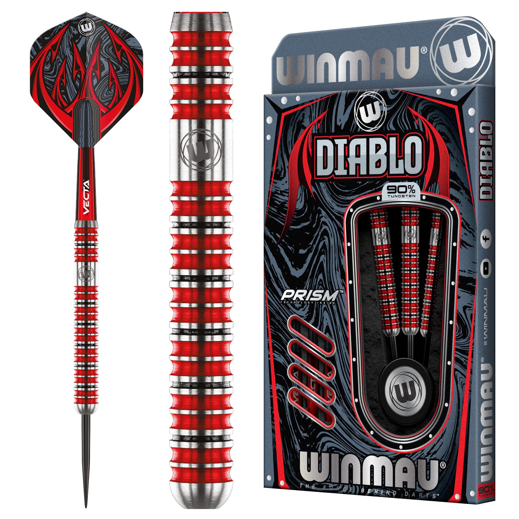 DIABLO  ダーツマシン Amazon.co.jp: Winmau Diablo 23グラム プロフェッショナル スチール
