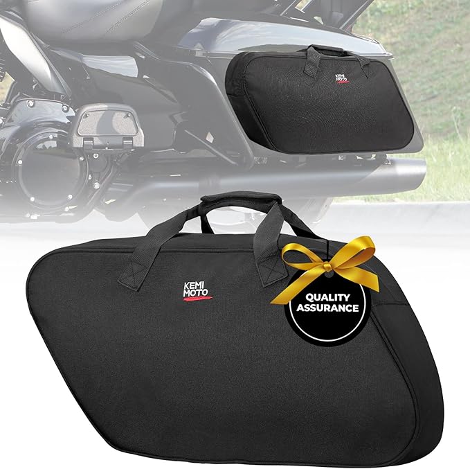Kemimoto Saddlebag Liner Bag, Motorcycle Hard Saddle Bag Insert Single
