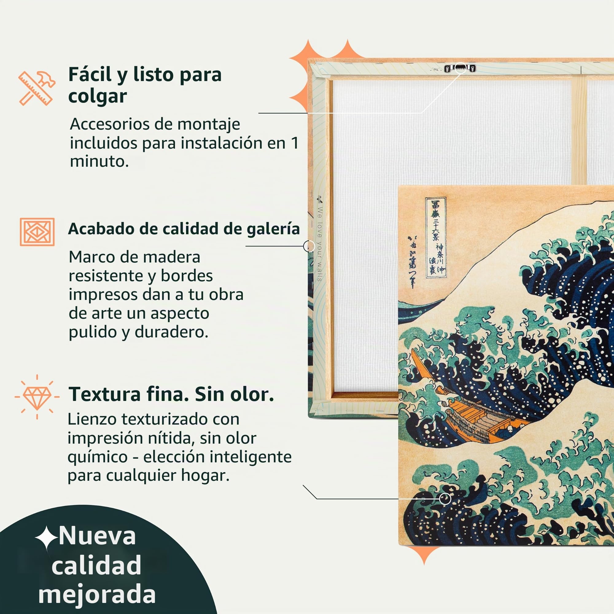 murando Cuadro en Lienzo Mapa del mundo 200x80 cm Impresión de 5 Piezas Material Tejido no Tejido Impresión Artística Imagen Gráfica Decoracion de Pared Gris Concreto k-C-0087-b-m