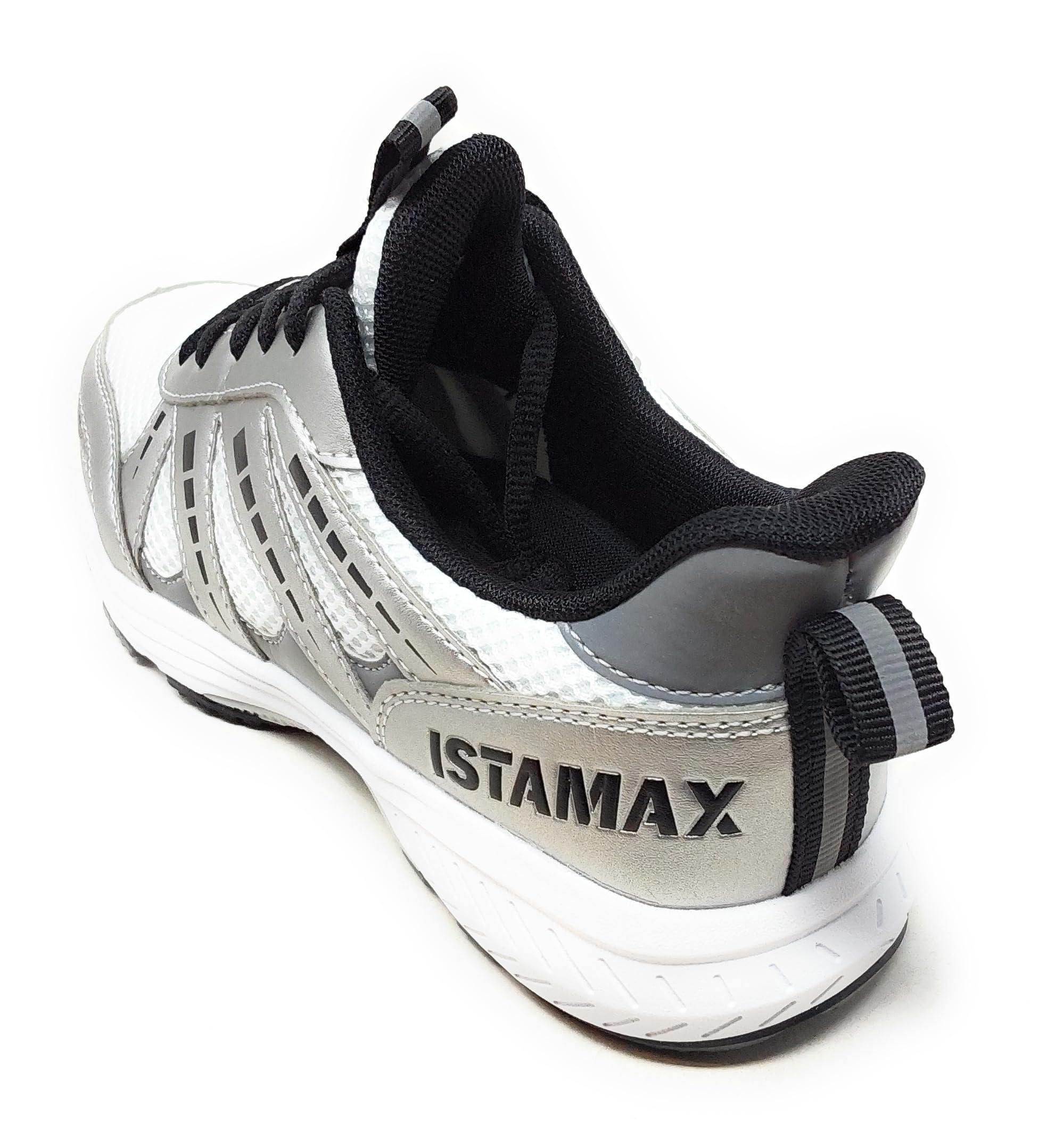 Scarpe Sportive Donna Antipronazione e Antitorsione,Bianco Argento,ModelloIMAA3913, Suola con Doppia Densità