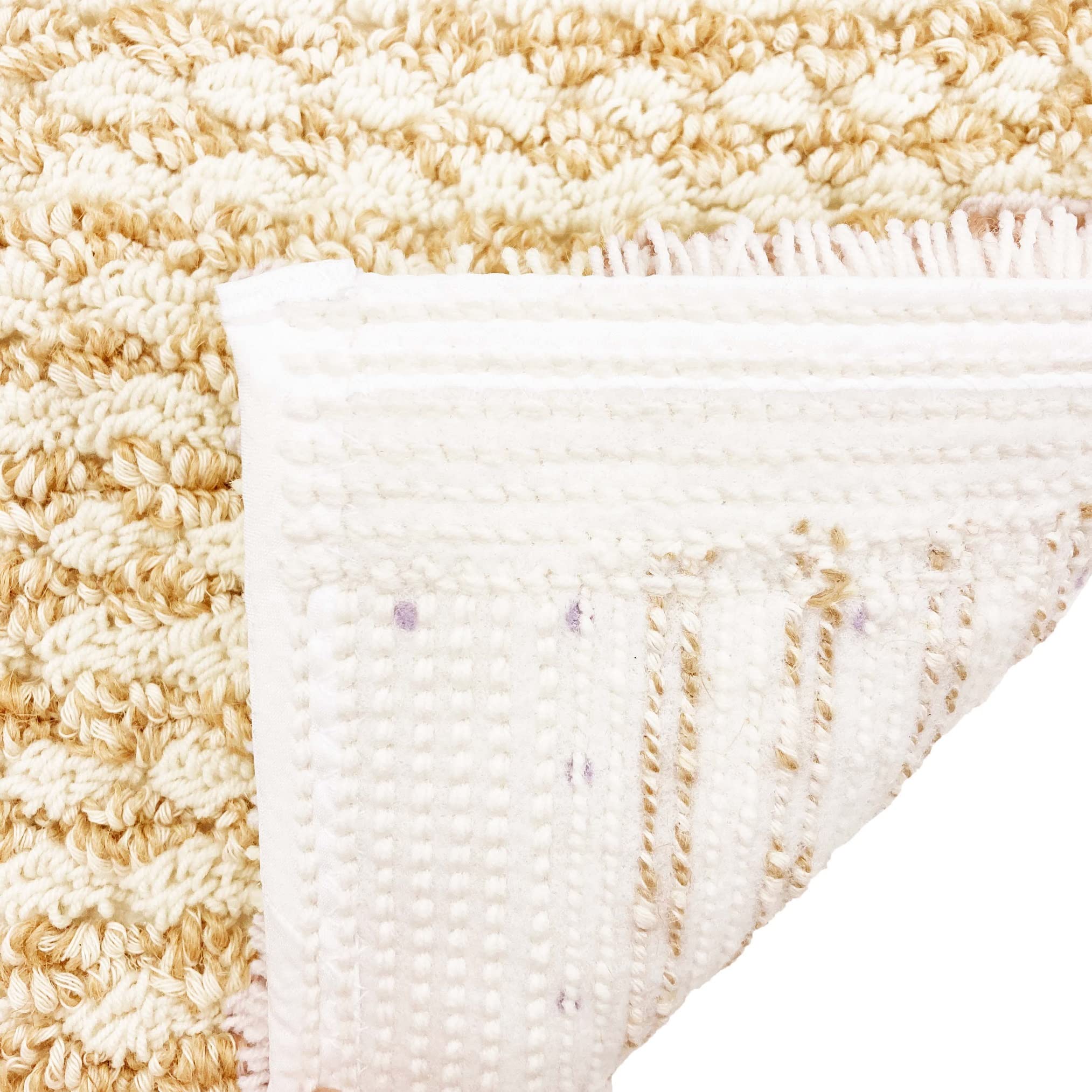 Senko 12778 Comfortable Barefoot Kenaf Cotton 2 Bath Mat, Approx