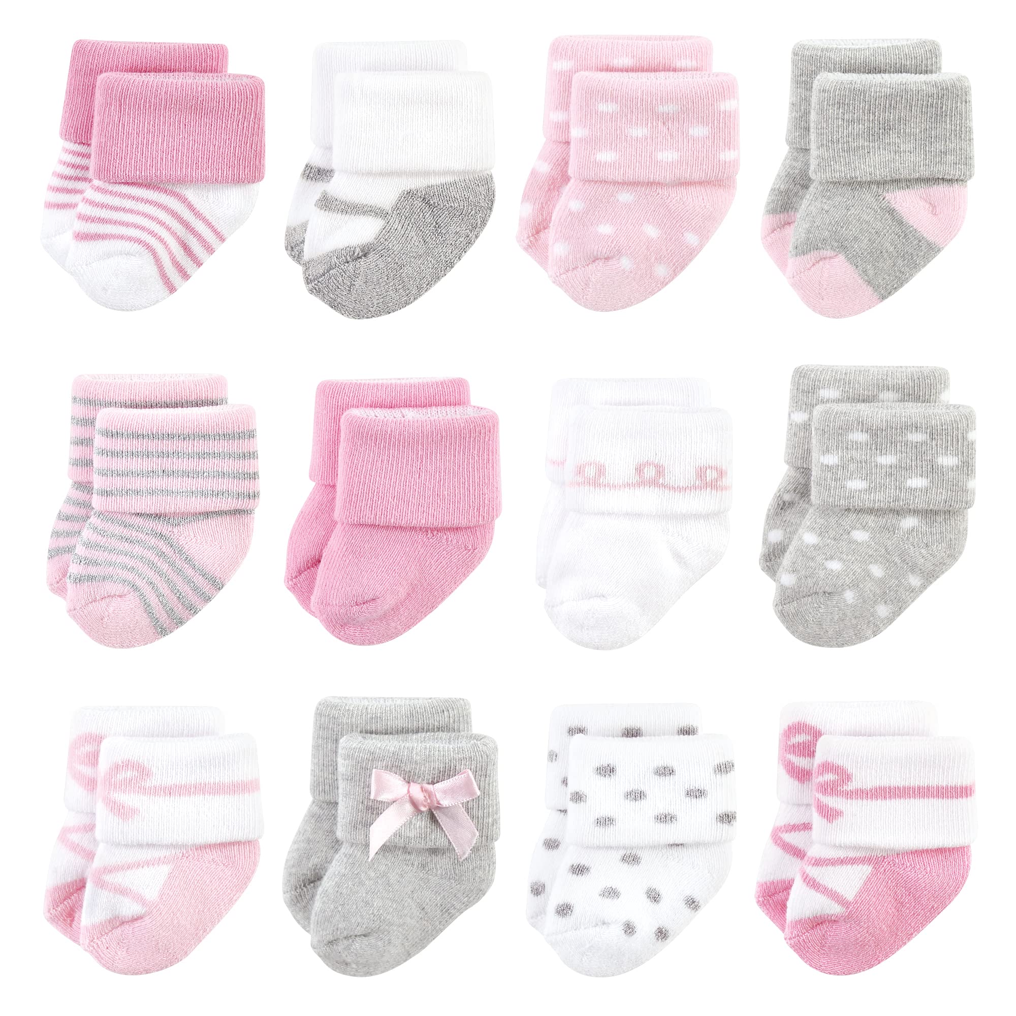 Little TreasureBaby Girls' Newborn Socks