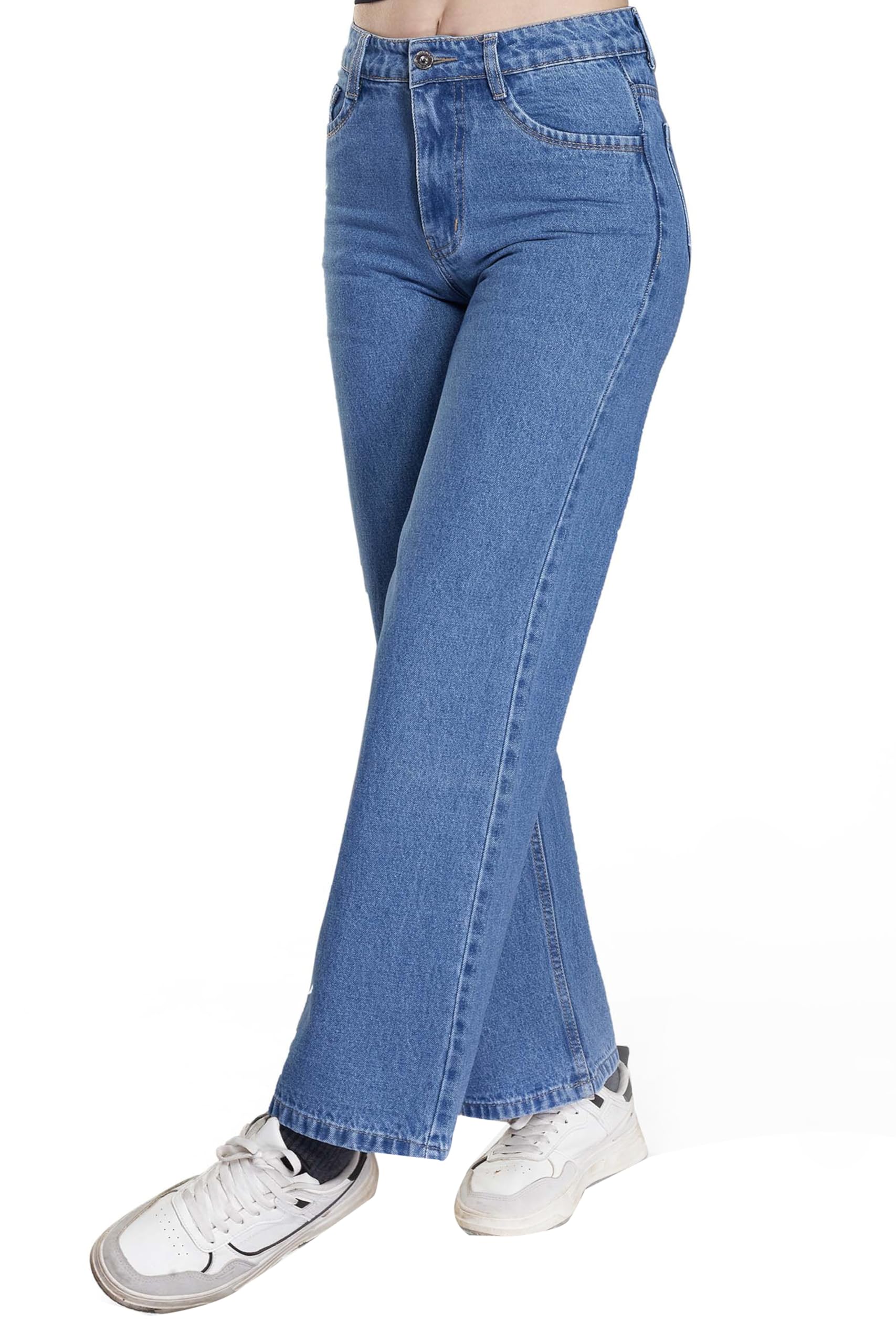 divisive Women's Wide Leg Denim Jeans-picture-12