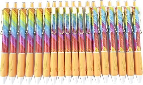 Fengtaiyuan Rd01GelB038, tinta negra, 164 pulgadas, ultra fina, bolígrafos de tinta de gel, escritura suave, aerosol de goma, paquete de 18