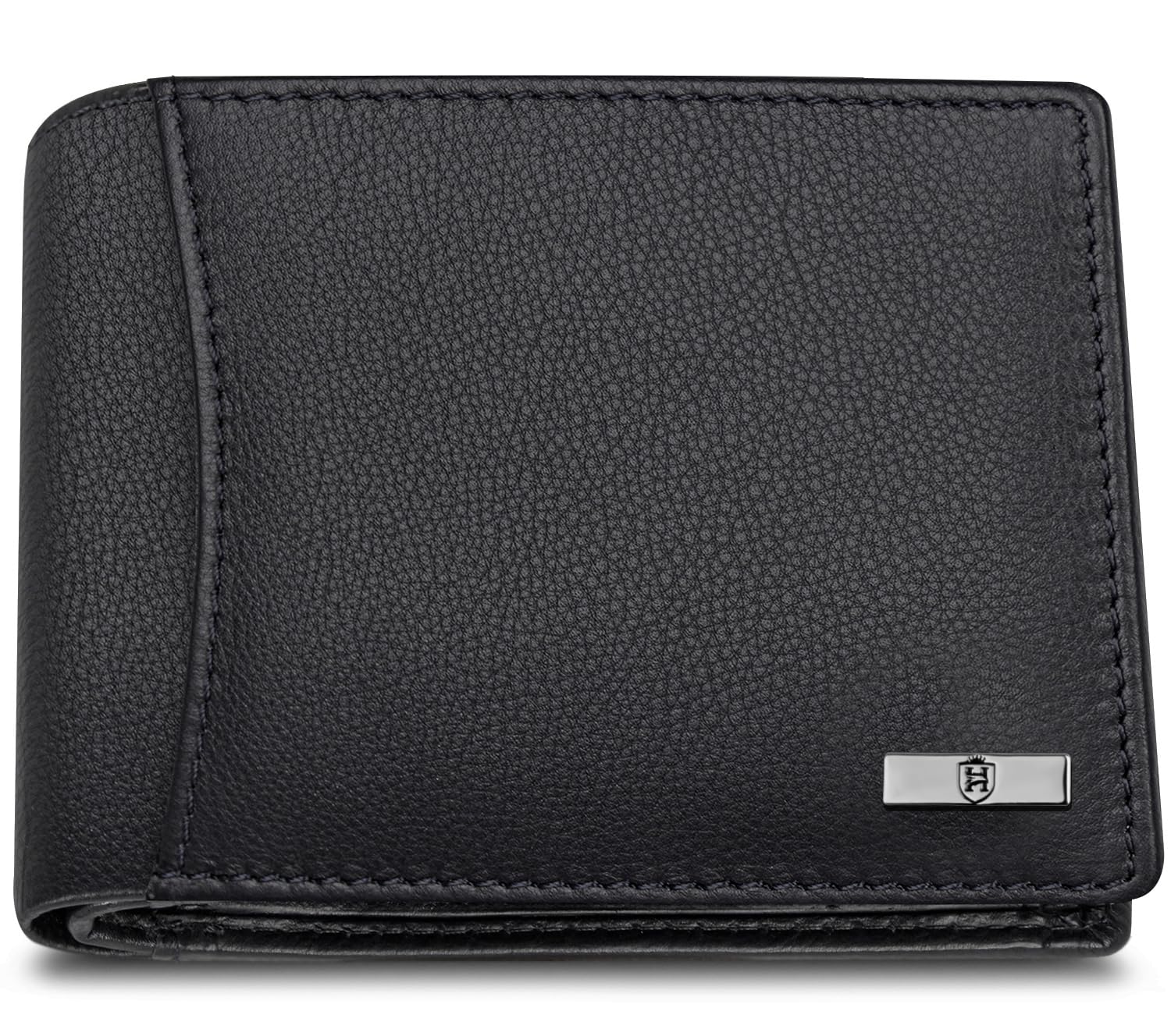 HORNBULL Migul Black Leather Wallet for Men