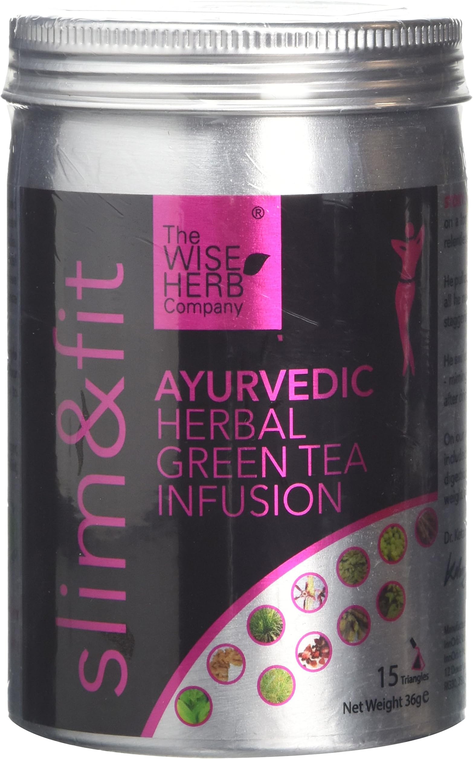 The Wise Herb Slim and Fit Ayurvedic Infusion Tea in Pillow Pack