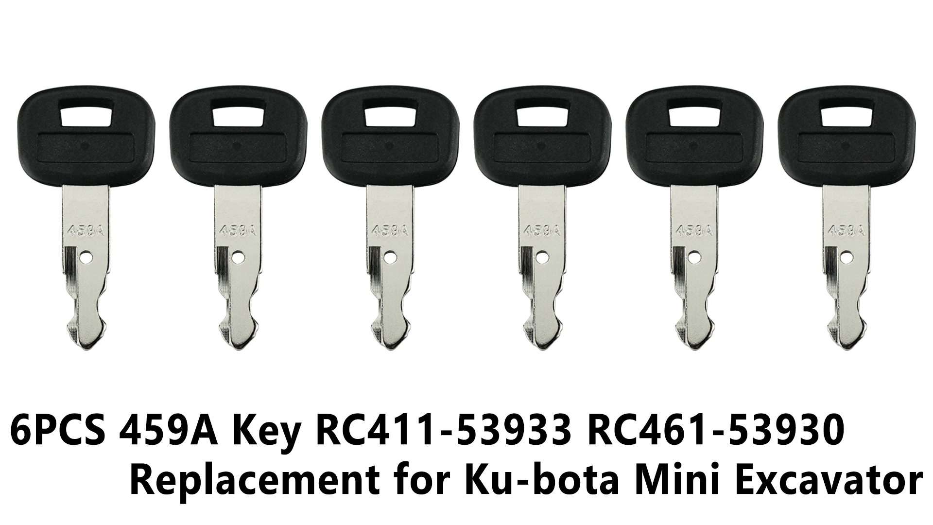 Amazon.com: 6PCS 459A Key RC411-53933 RC461-53930 Replacement for