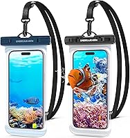 Vista 10 de UNBREAKcable Funda impermeable para teléfono, paquete de 2 fundas impermeables IPX8 para iPhone 16 15 14 13 12 11 Pro Max y Samsung S25 S24 S23