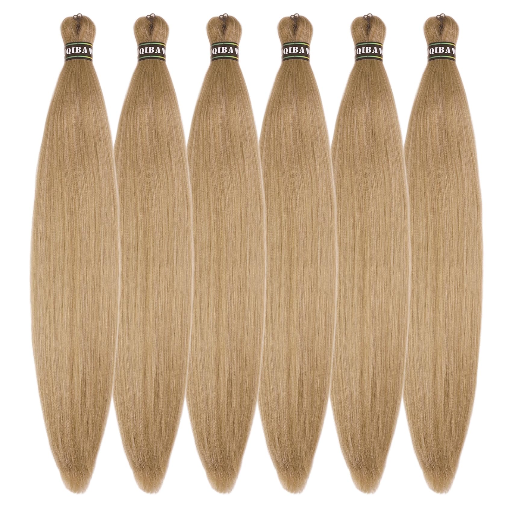 Brown Blonde Braiding Hair Pre stretched Box Braiding Hair Extensions Feed in Braids 26 inch