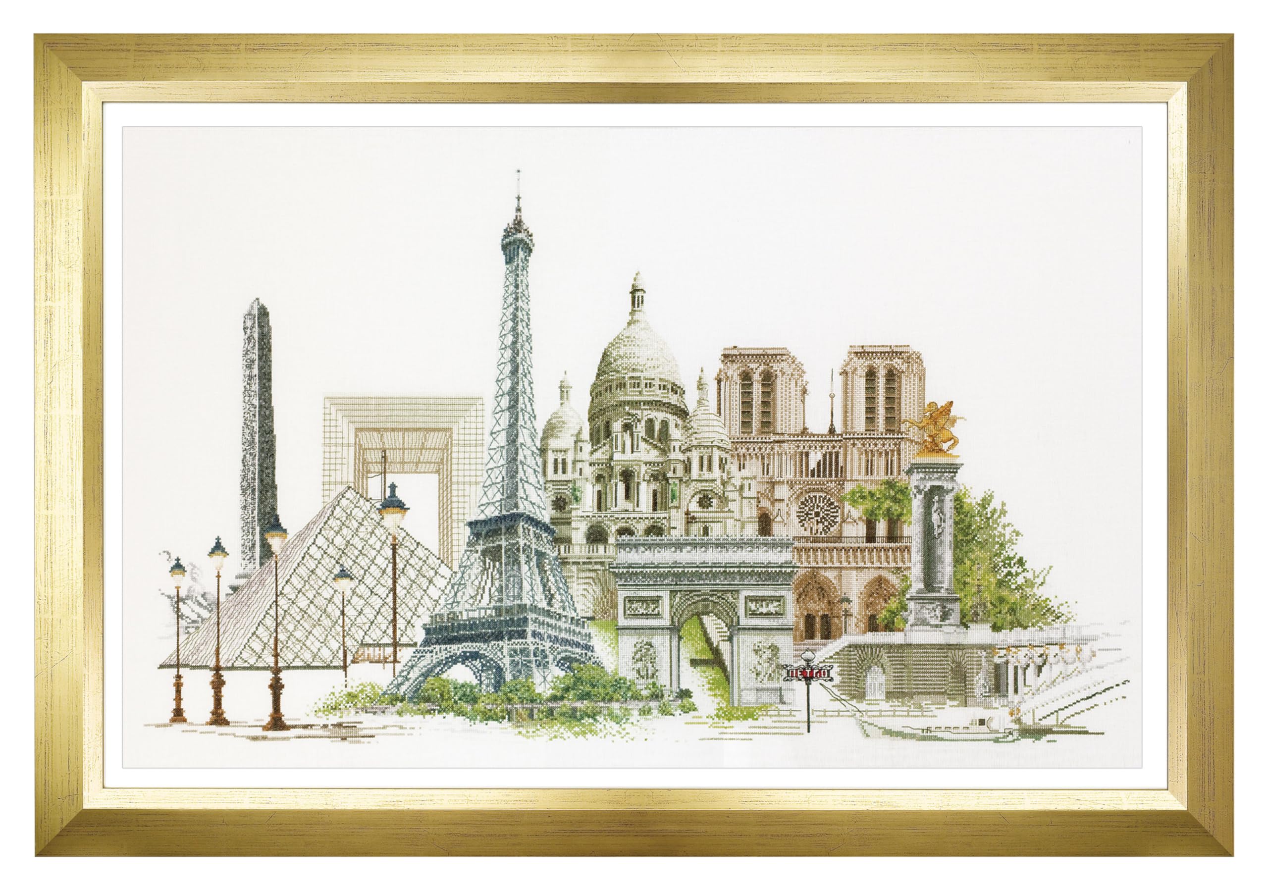 Amazon | Thea Gouverneur 18 Count Paris on Aida Counted Cross