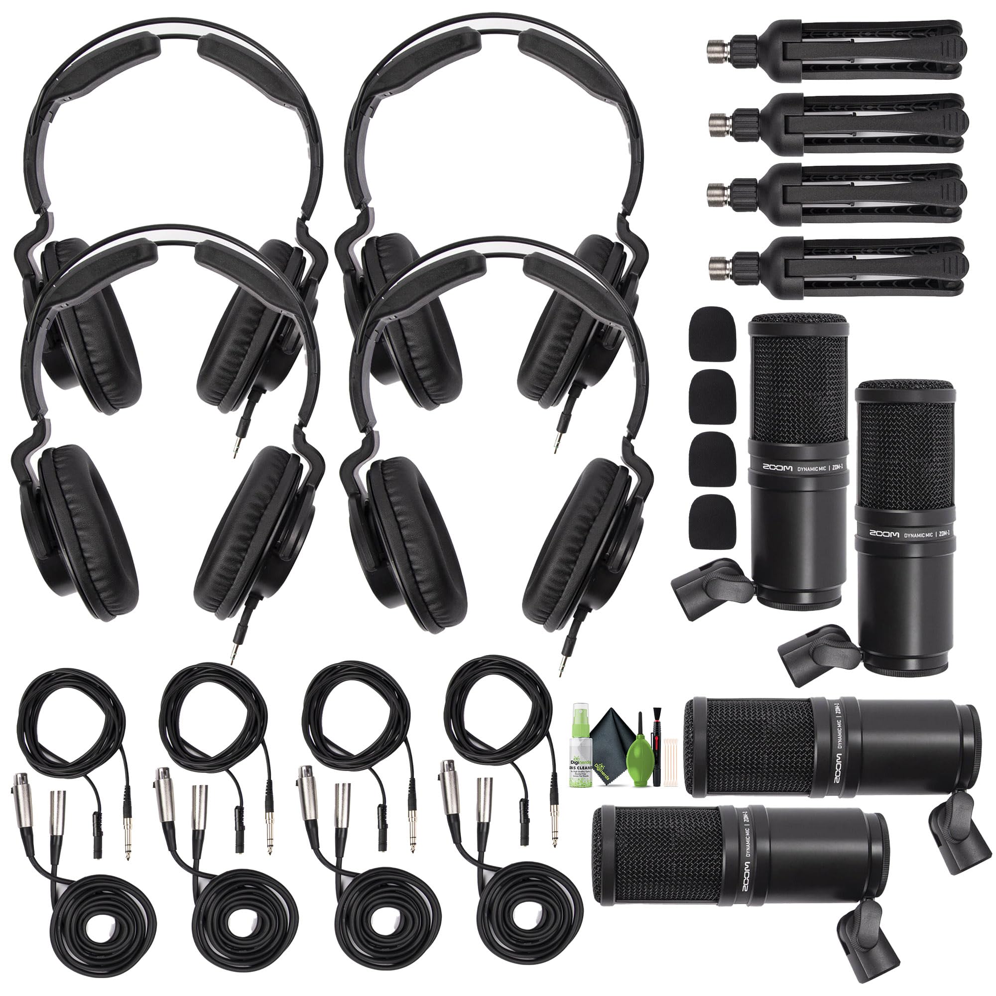 Amazon.com: Zoom ZDM-1 Podcast Mic Pack, Podcast Dynamic